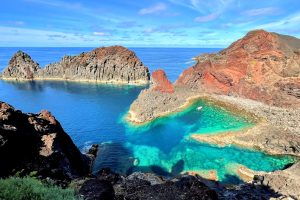 wahnsinns Wasserfarbe auf den Azoren