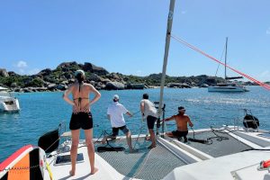 arbeiten auf dem vordeck