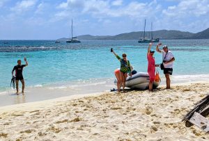 Say Hi in umbrella island
